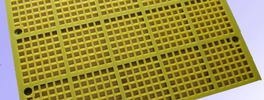 Polyurethane sieve-plate